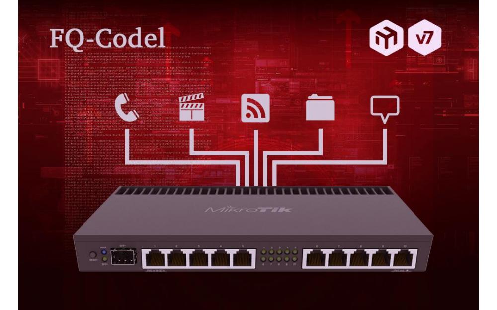 MikroTik introduces FQ-Codel to RouterOSv7