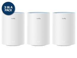 Cudy Dual Band AC 1200Mbps Fast Ethernet Mesh 3 Pack | M1200 (3-Pack)