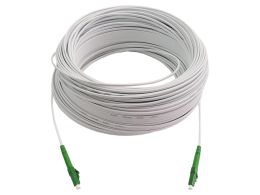 Scoop Fibre Outdoor Drop Cable 90M LC-LC APC 1Core