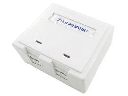 Linkbasic Cat6a Double Surface Mount Box