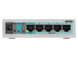 MikroTik SwOS Switch 5 Port Gigabit 1SFP | CSS106-5G-1S