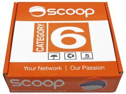 Scoop 100m Box Cat6 CCA UTP Cable