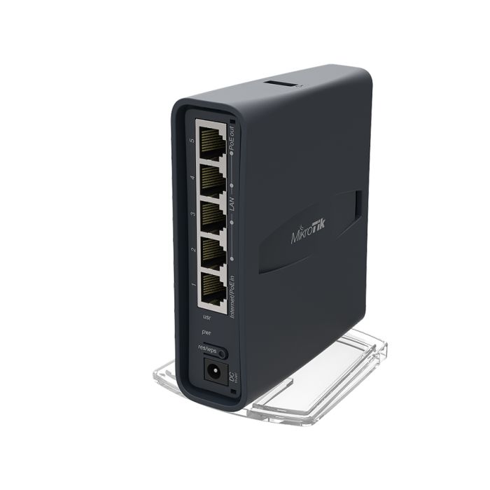 MikroTik hAP ac Lite Tower 5 Port Ethernet 750Mbps WiFi 5 Router
